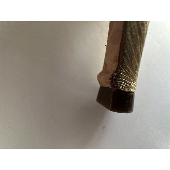 ANTONIO MELANI Wmn Strappy 3" Heel‎ Sandals 8.5M Gold Cutout Leather Glam Fairy - Picture 11 of 15